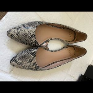 A New Day snake print flats. In like new condition.